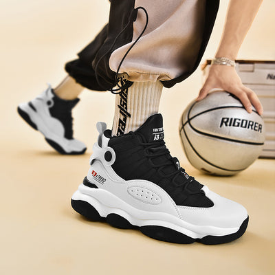 Basketball Shoes Men's High-top Shock Absorption Non-slip Sneaker