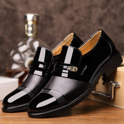 Men's business dress leather shoes