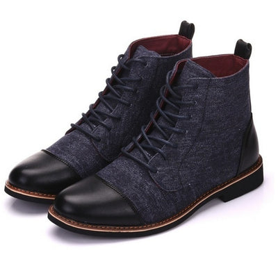 Men's leather boots Martin boots
