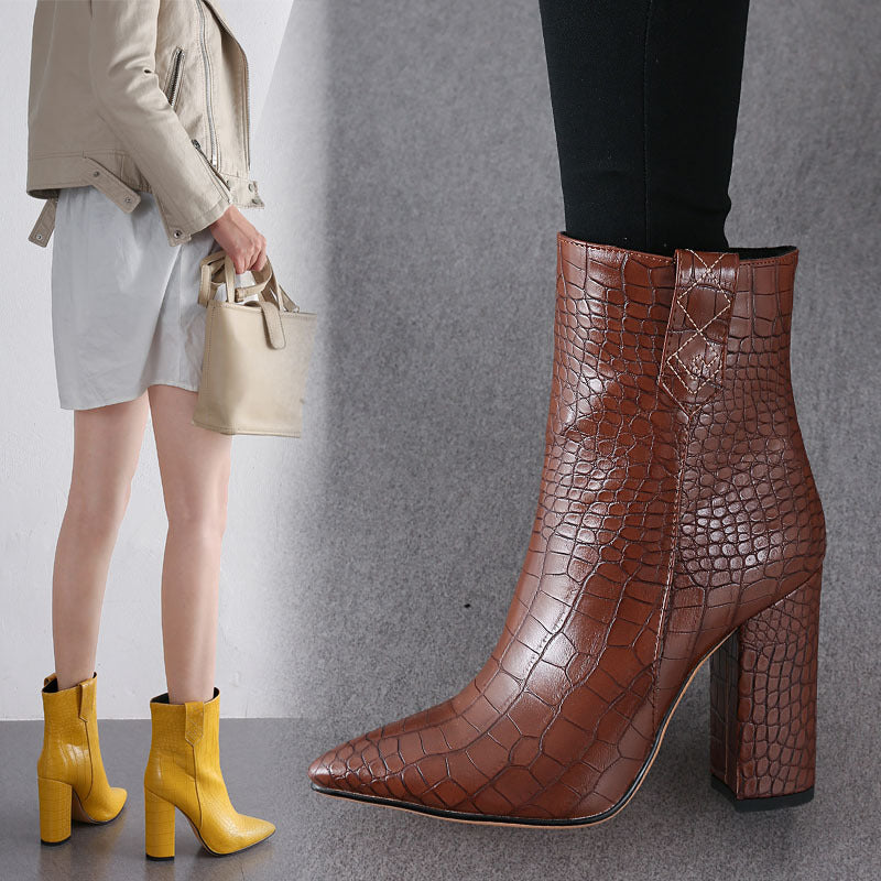 Women's high heel boots