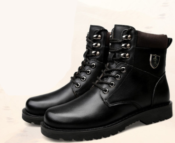 Men Top Quality Natural Leather Boots