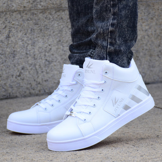 Warm high-top sneakers