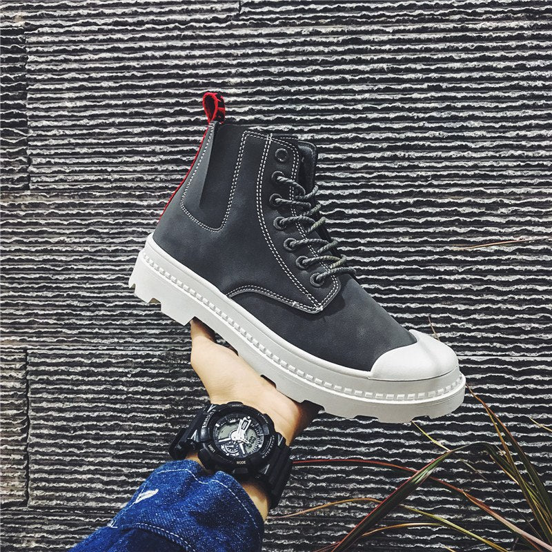 Fashion Ankle Boots Winter Autumn men's Motorcycle Martin Boots men Boots Snow Boots Oxfords men Shoes