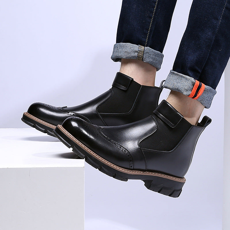 Korean Style Martin Boots Men's Short Boots