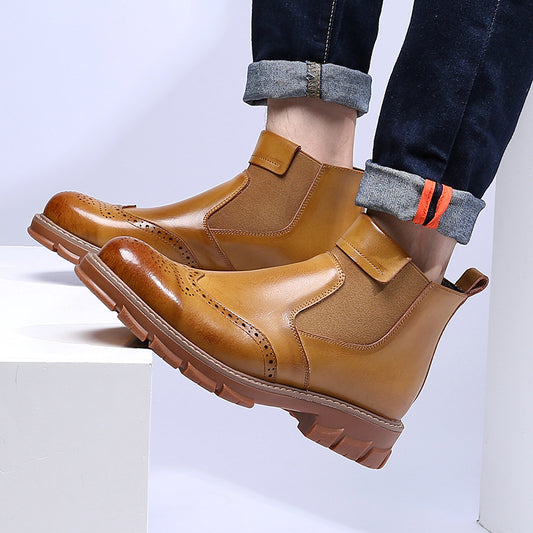 Korean Style Martin Boots Men's Short Boots