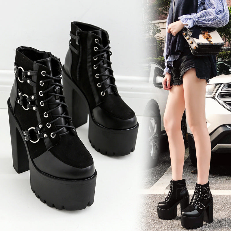 Super high heel boots