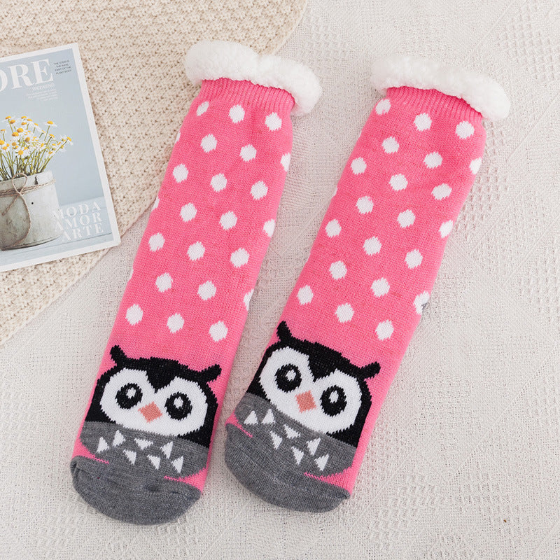 Medium tube carpet socks women