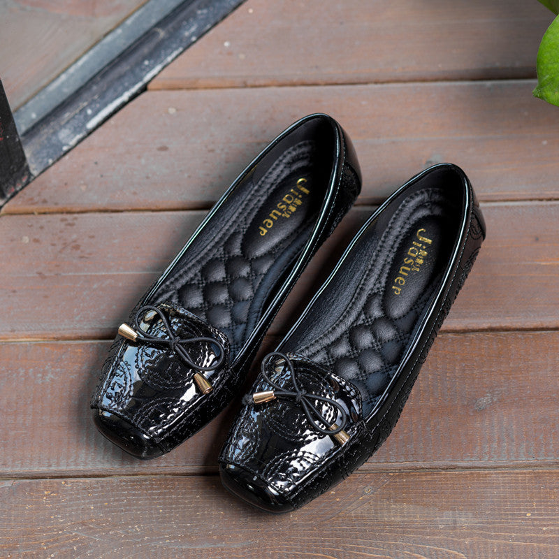 Bowknot Decoration Loafer Shoes