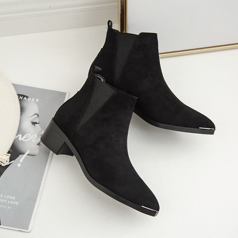 High-heel ankle boots Martin boots