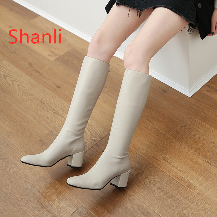 High heel boots