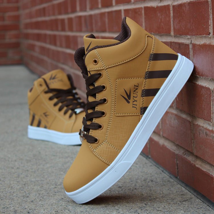 Warm high-top sneakers