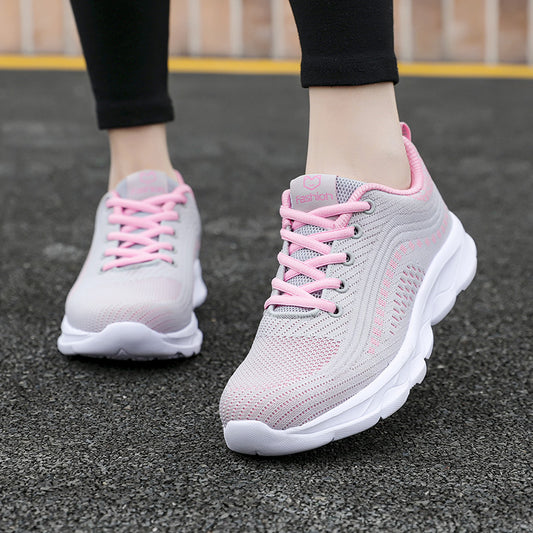 Ladies Low Top Breathable Casual Sneakers