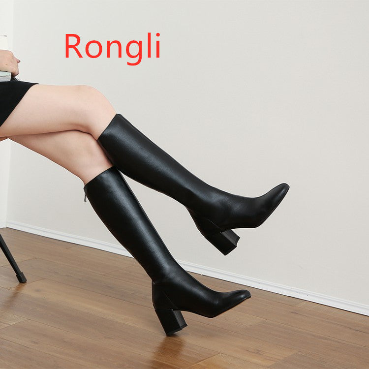 High heel boots