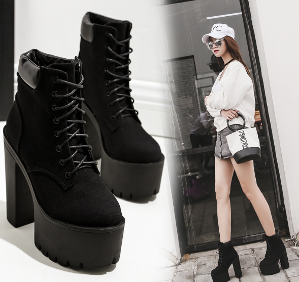 High heel boots