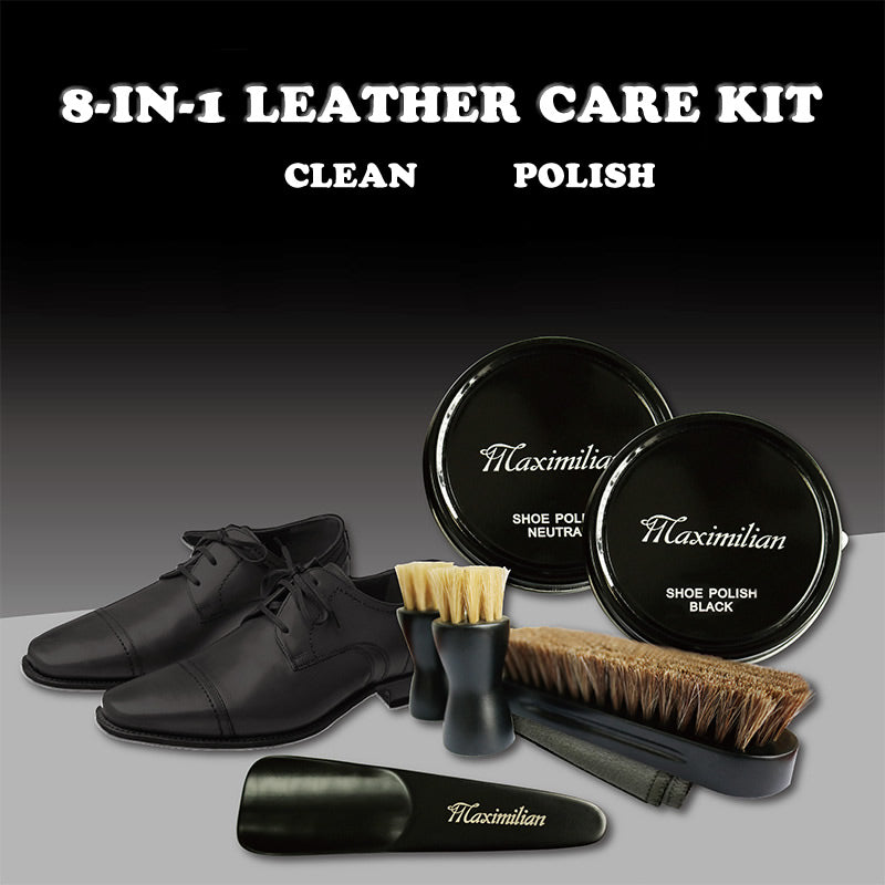 Leather Shoe Brush Household Oil Care Set