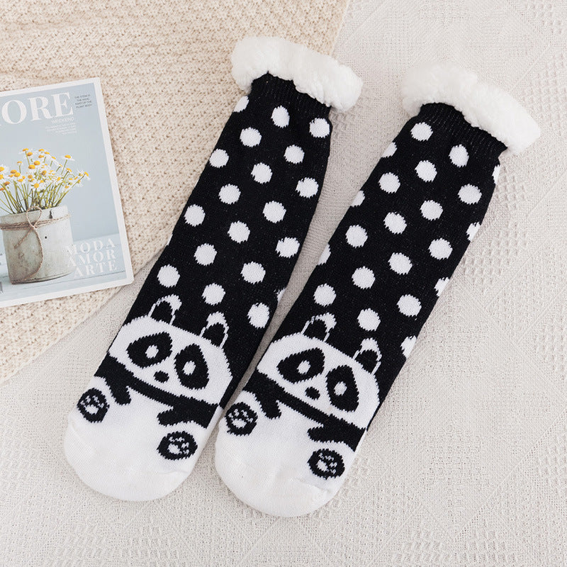 Medium tube carpet socks women