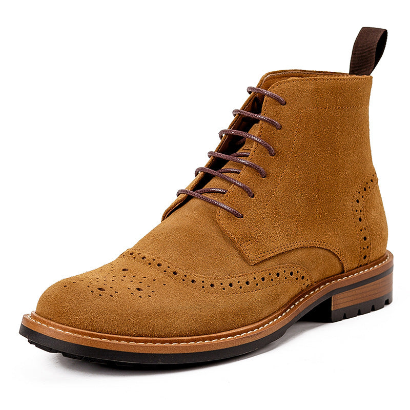 Men's High Top Short Boots Men