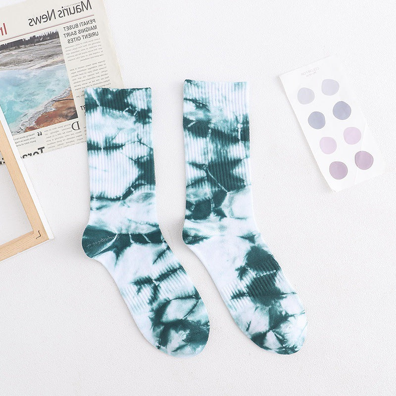 Trendy Tie Dye Socks For Men And Women