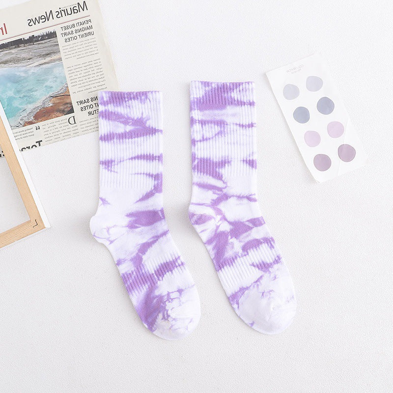 Trendy Tie Dye Socks For Men And Women